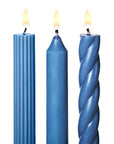 Creative Co. - Assorted Candle Tapers 3-Pack - French Blue -