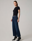 Edyson - Vincent Mid Rise Wide Straight Leg - Dark Duval Wash -
