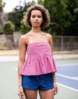 Toit Volant - Imani Top - Red/White Gingham -