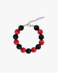Lisa Says Gah - Lola Beaded Bracelet - Red/Black -