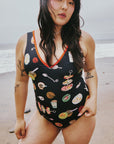 Lisa Says Gah - Gena One Piece - Caviar Dreams Black -