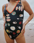 Lisa Says Gah - Gena One Piece - Caviar Dreams Black -