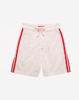 Made Some - Made Some Long Shorts - White/Red - DAMAGE POS ONLY -