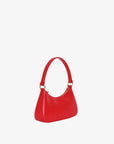 Hyer Goods - Luxe Mini Shoulder Bag - Bright Red Croco -