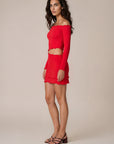 Saemdi - Zevia Off Shoulder Mini Dress -