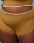 Harper Wilde - Lounge Rib Boyshort - Golden -