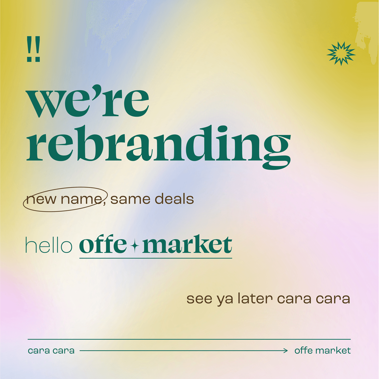 New name, same great deals - offe market