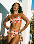 Andie Swim - The Maui Bikini Top - Mod Geo -