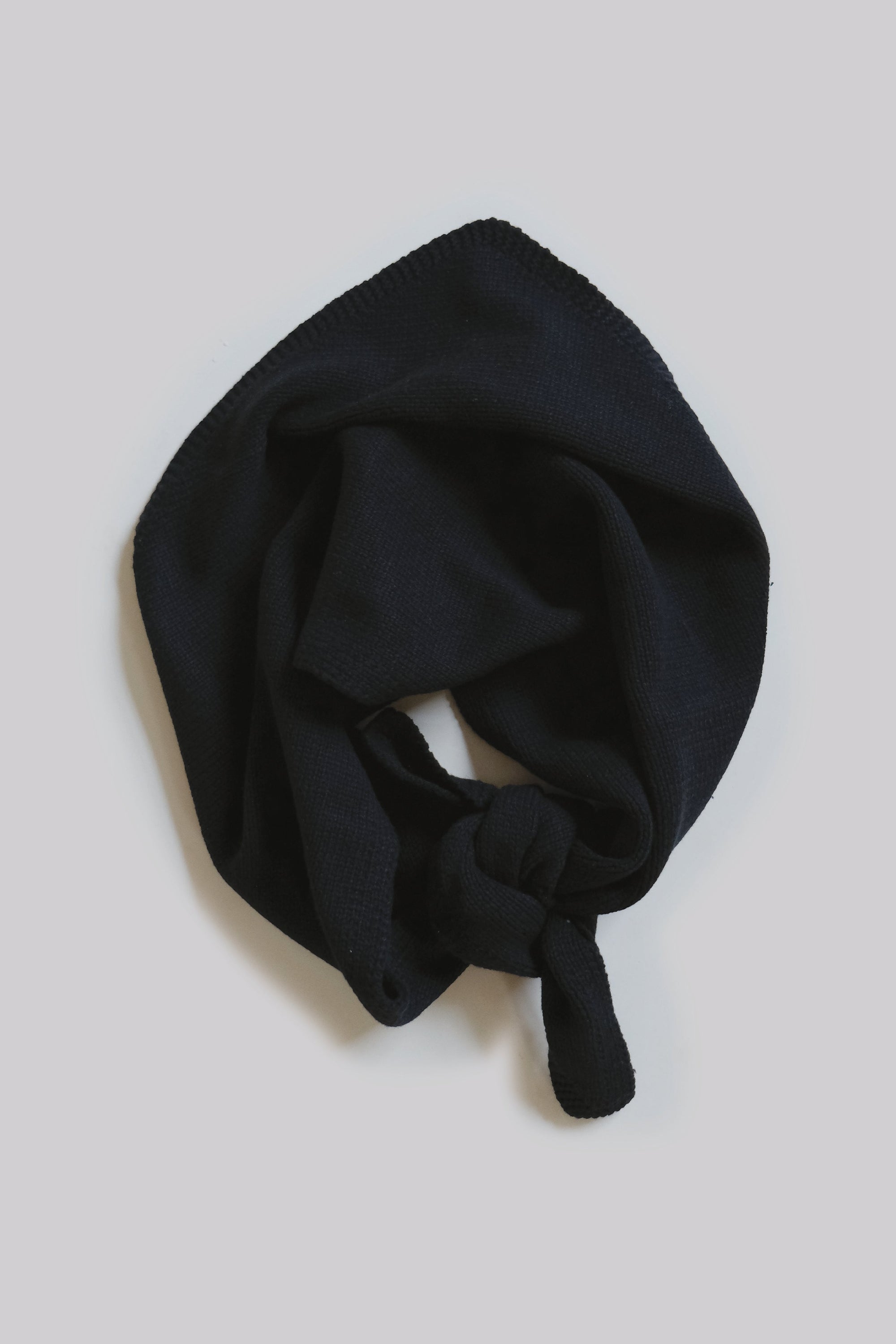 Callahan Knitwear - Handkerchief Scarf - Black -