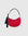 Baggu - Small Nylon Crescent Bag - Candy Apple -
