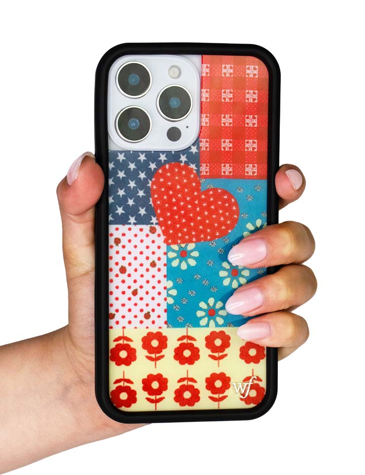 Hand Pic Image 01 Flower Patch iPhone Case