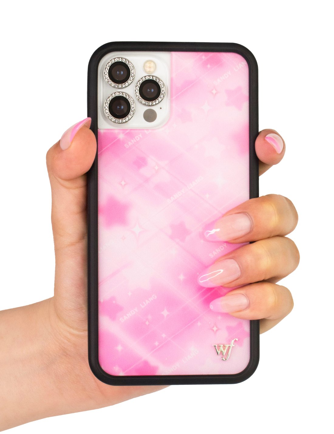Hand Pic Image 01 Sandy Liang Starry Plaid iPhone Case