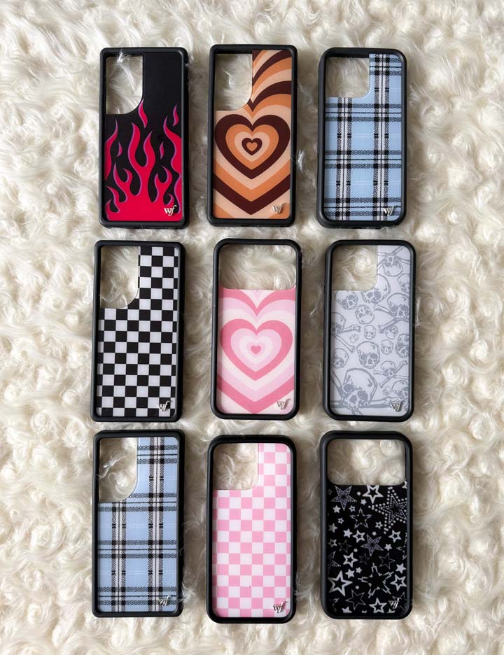 Lifestyle Image 02 Blue Plaid iPhone Case 