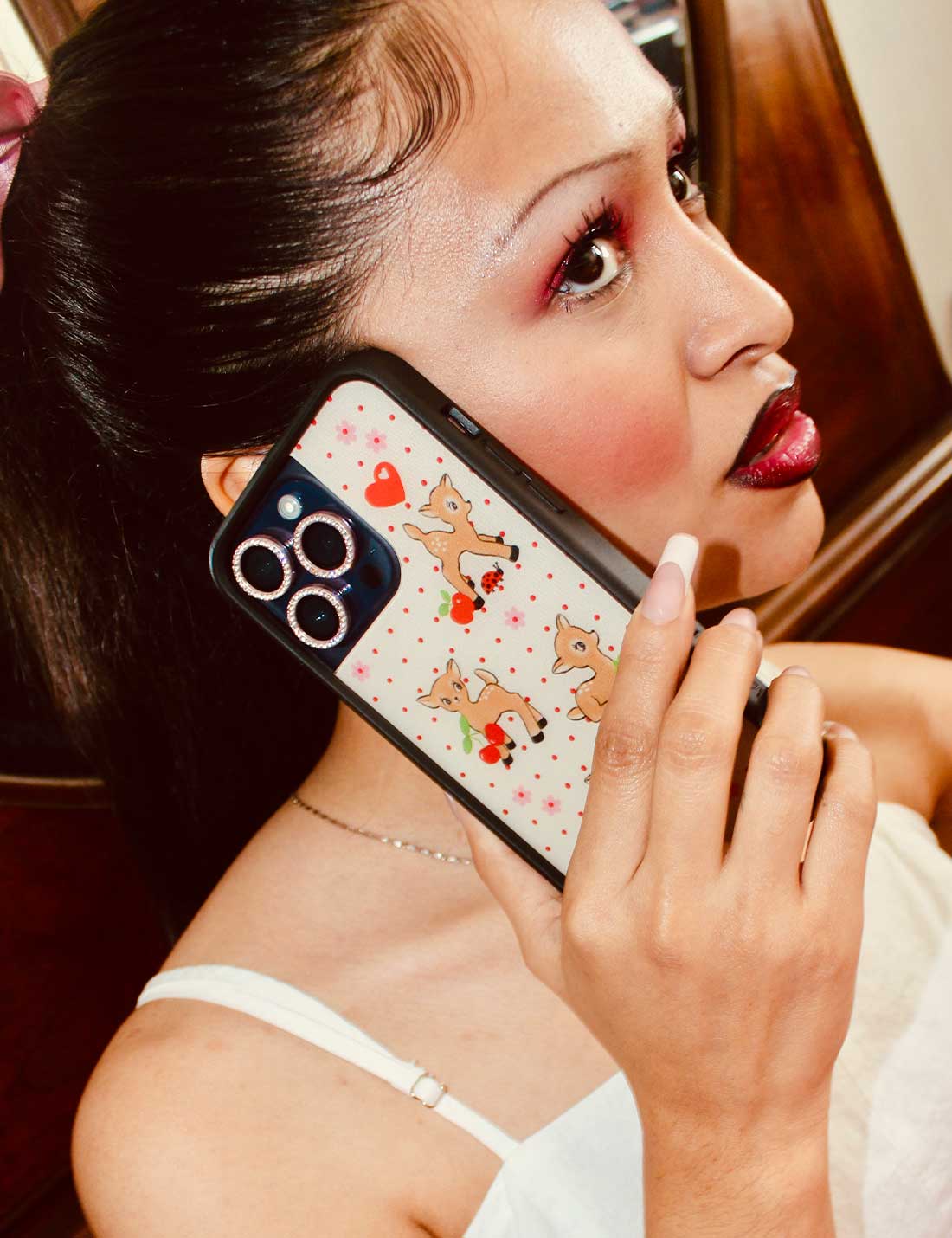 Lifestyle Image 02 Oh Deer iPhone Case