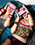 Lifestyle Image 02 Pink Meow iPhone Case