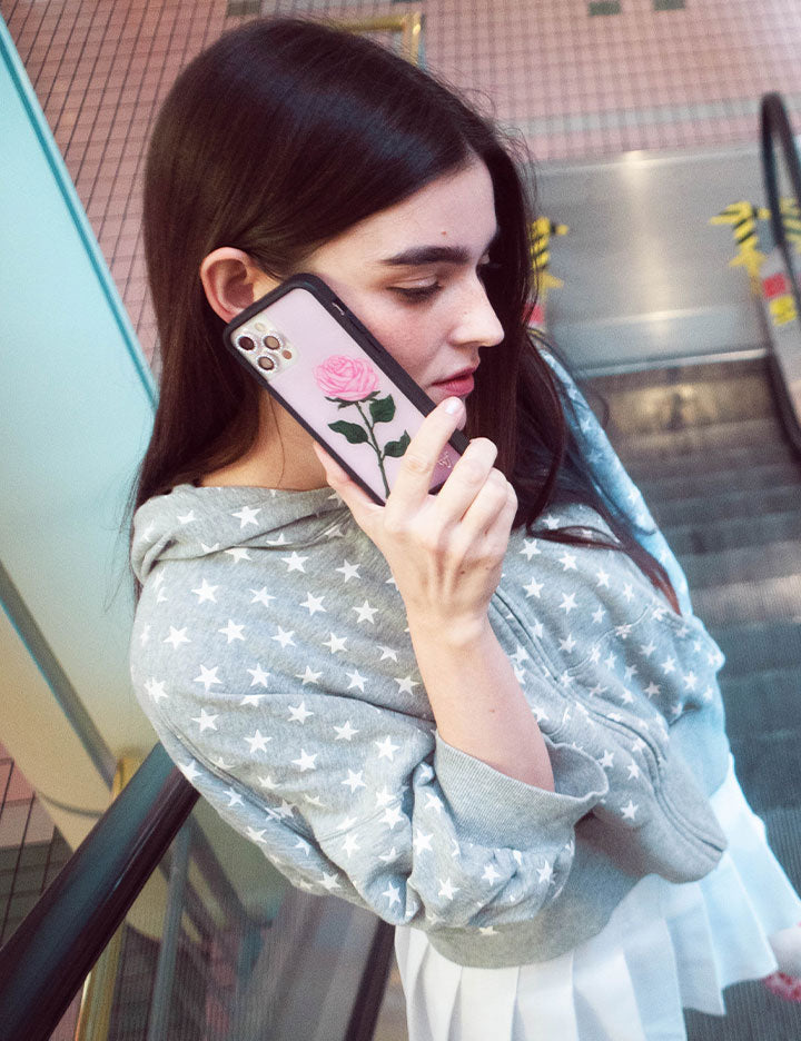 Supporting Image 03 Pink Rose iPhone Case