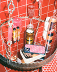 Supporting Image 03 Red Gingham Hearts iPhone Case
