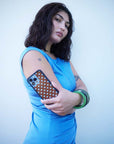 Supporting Image 04 Polka Dot | Brown and Blue iPhone Case