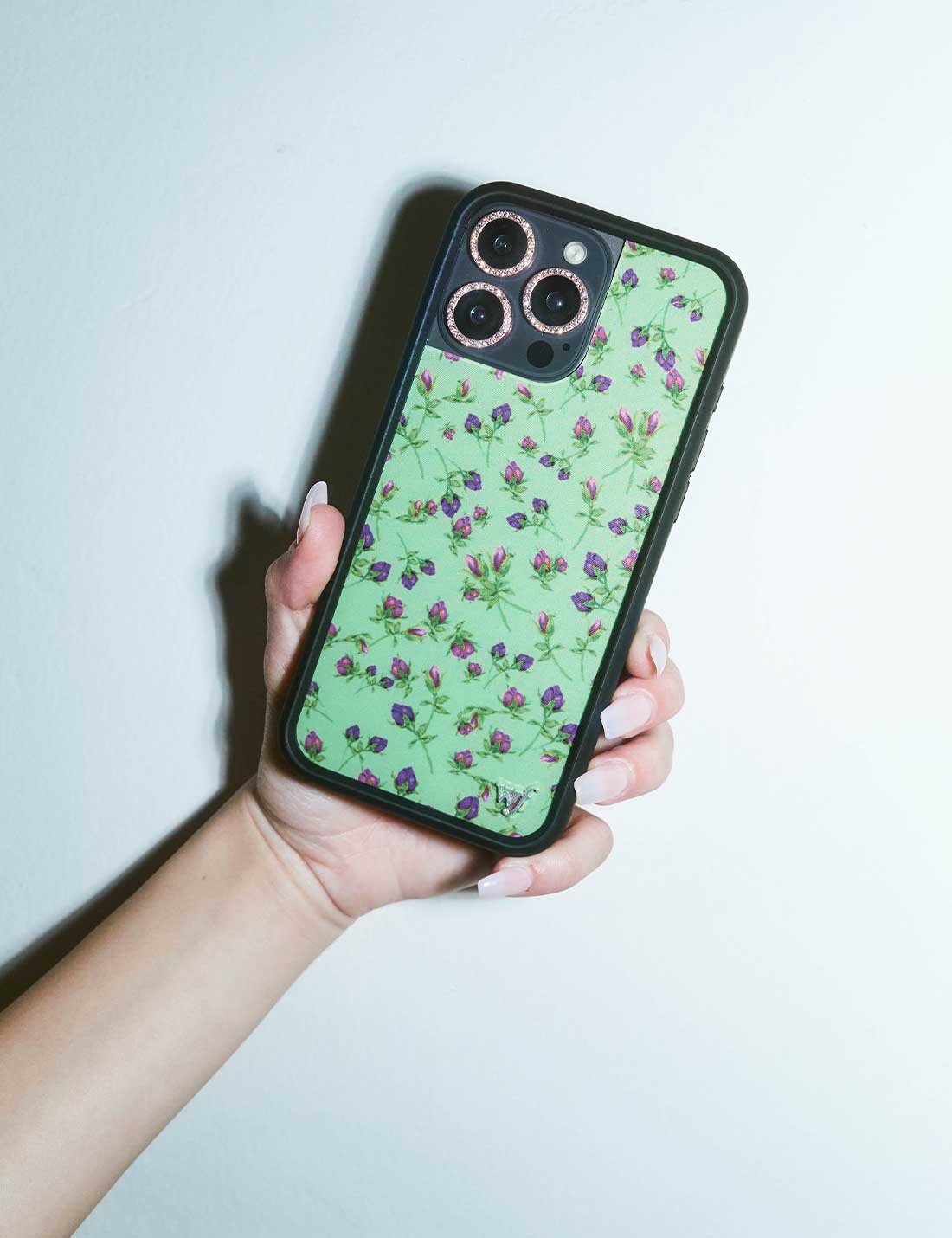 Supporting Image 04 Purple Posie Rosie iPhone Case