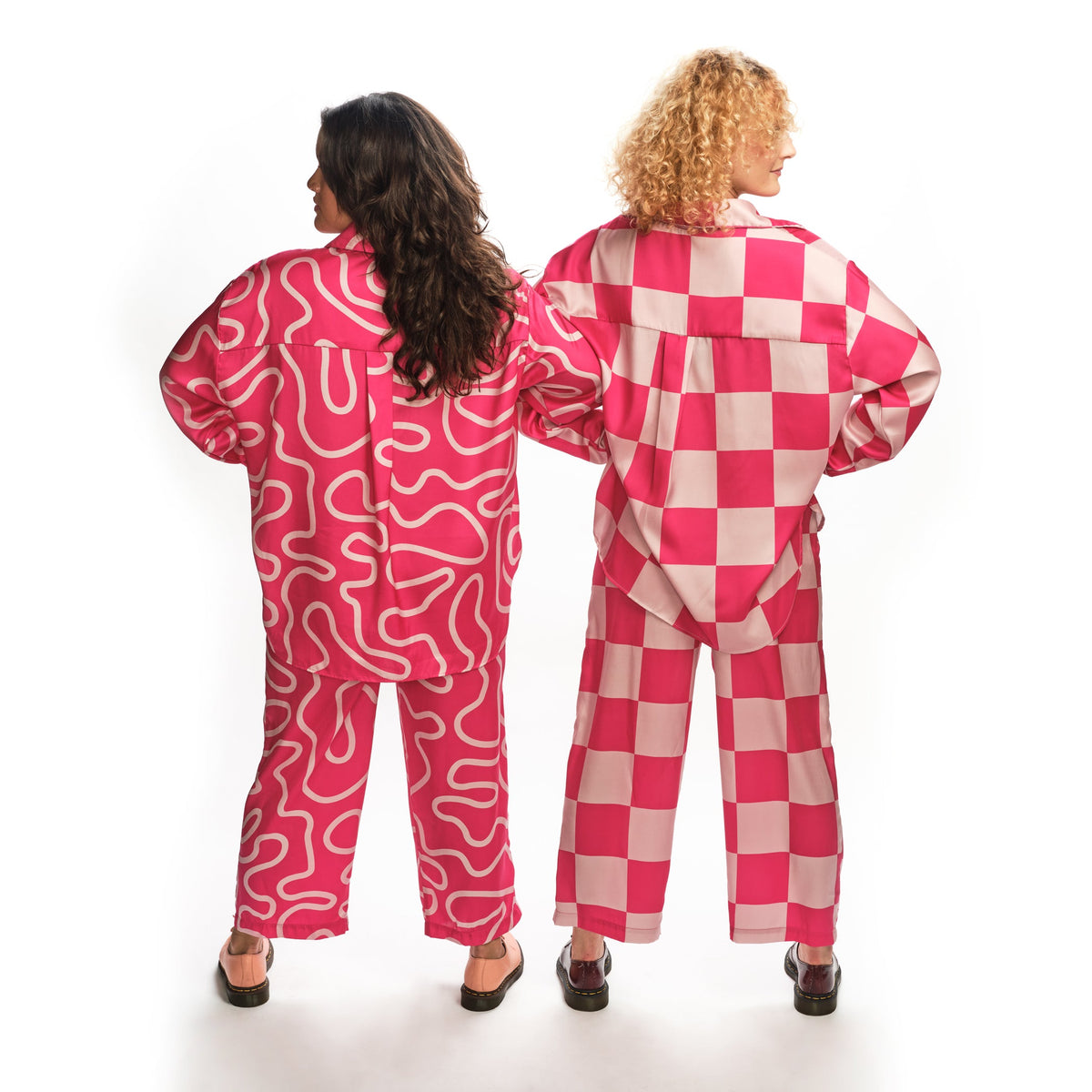 Boyko - Blake Blouse - Hot Pink Squiggle -