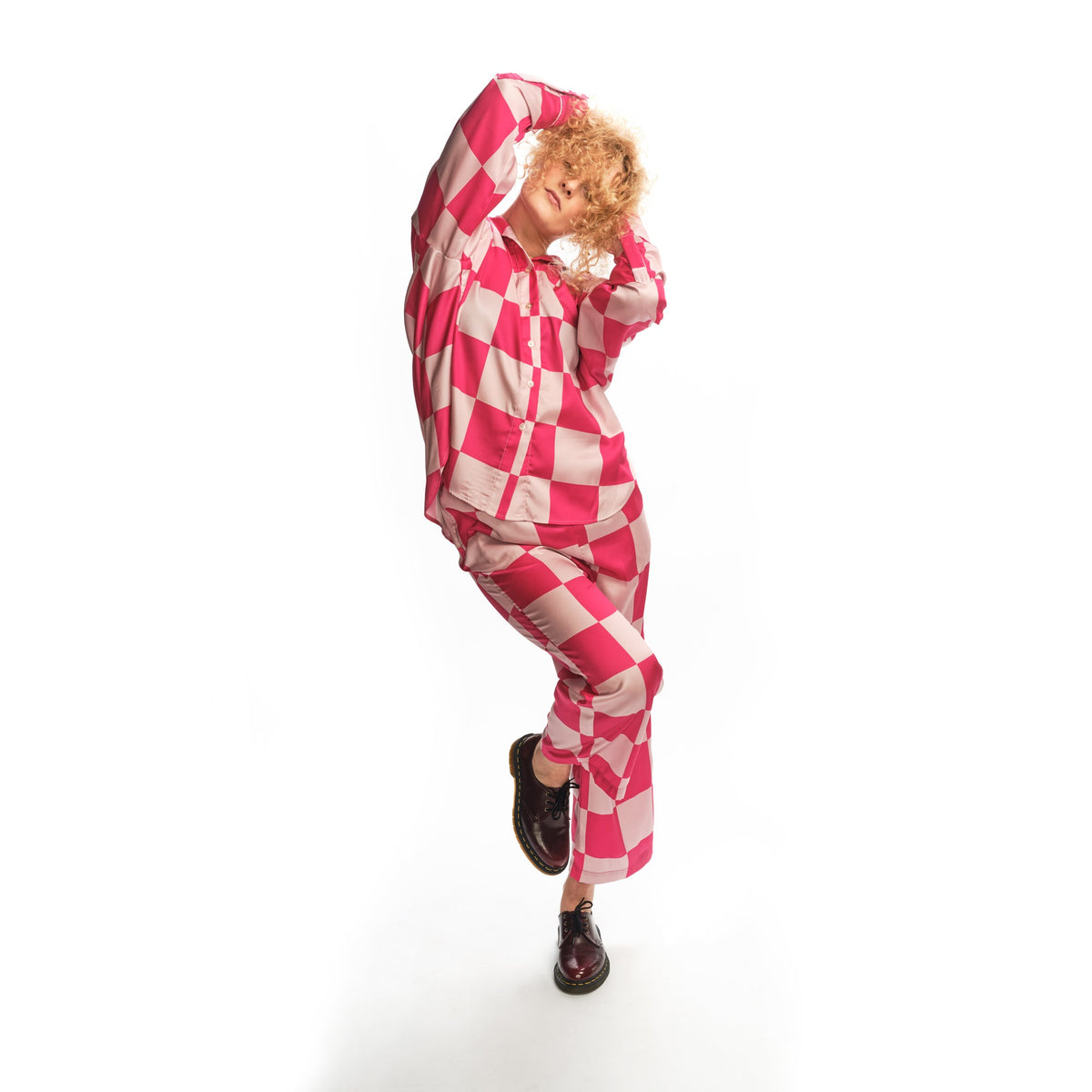 Boyko - Kitt Pants - Hot Pink Check -