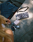 Lifestyle Image 05 Crystal Wristlet Black