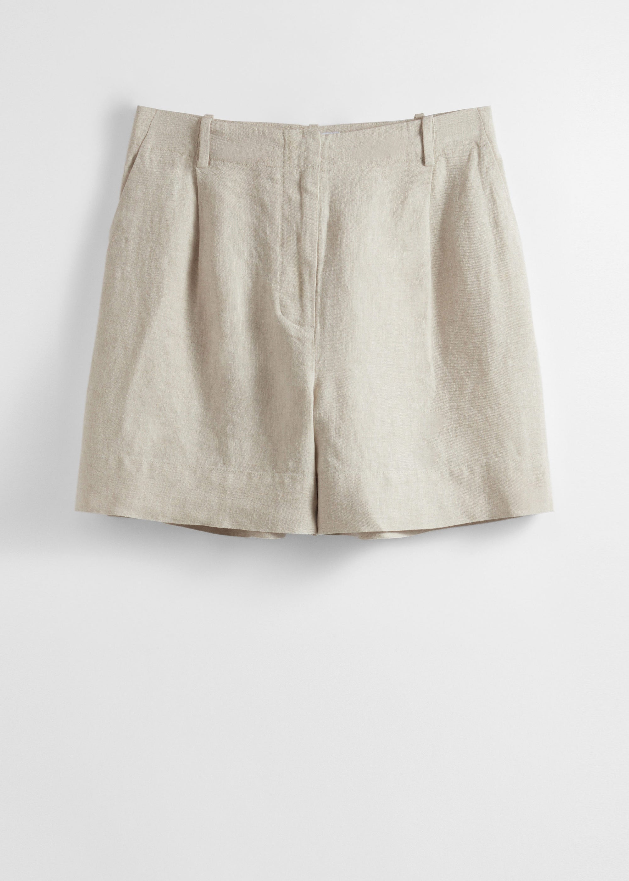 & Other Stories - Donny Linen Shorts - Beige -