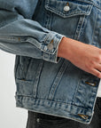 Jemina Denim - The Aura Cropped Denim Jacket -