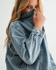 Jemina Denim - The Aura Cropped Denim Jacket -