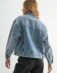 Jemina Denim - The Aura Cropped Denim Jacket -