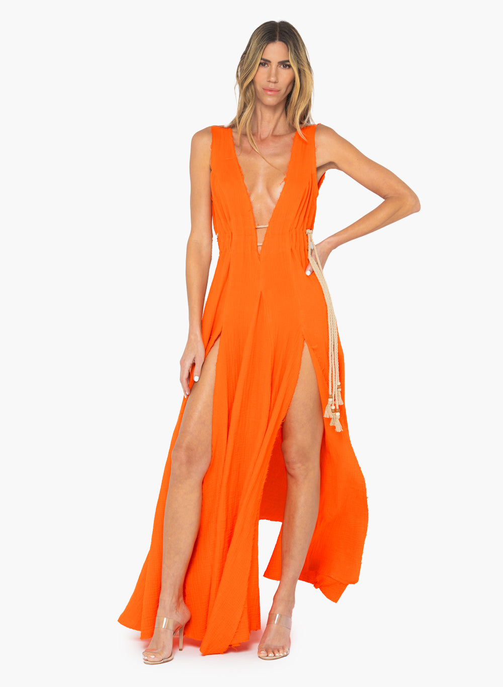 JBQ - Arabella Maxi Dress - Tangerine -