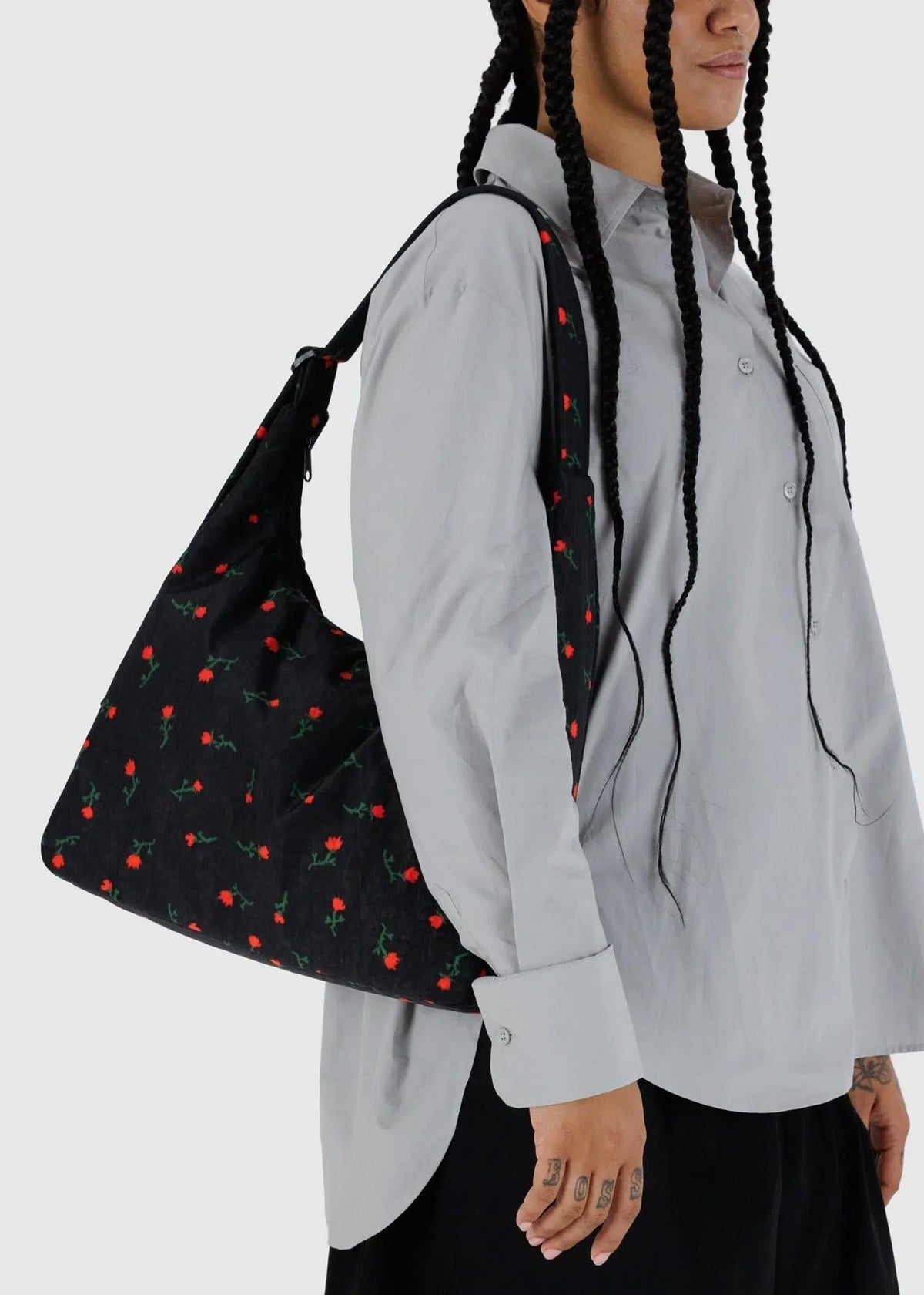Baggu - Nylon Shoulder Bag - Painted Wildflower -