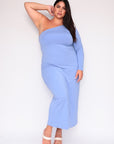 GIA/irl - Talia Midi Dress - Light Blue -