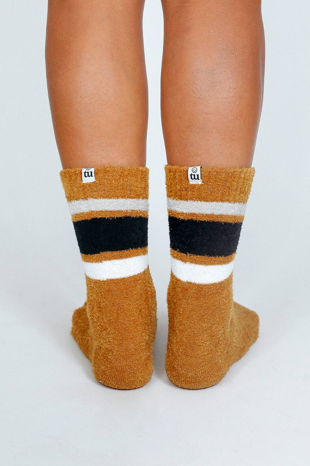 Tailored Union - Flour Plush Teddy Ankle Socks - Caramel -