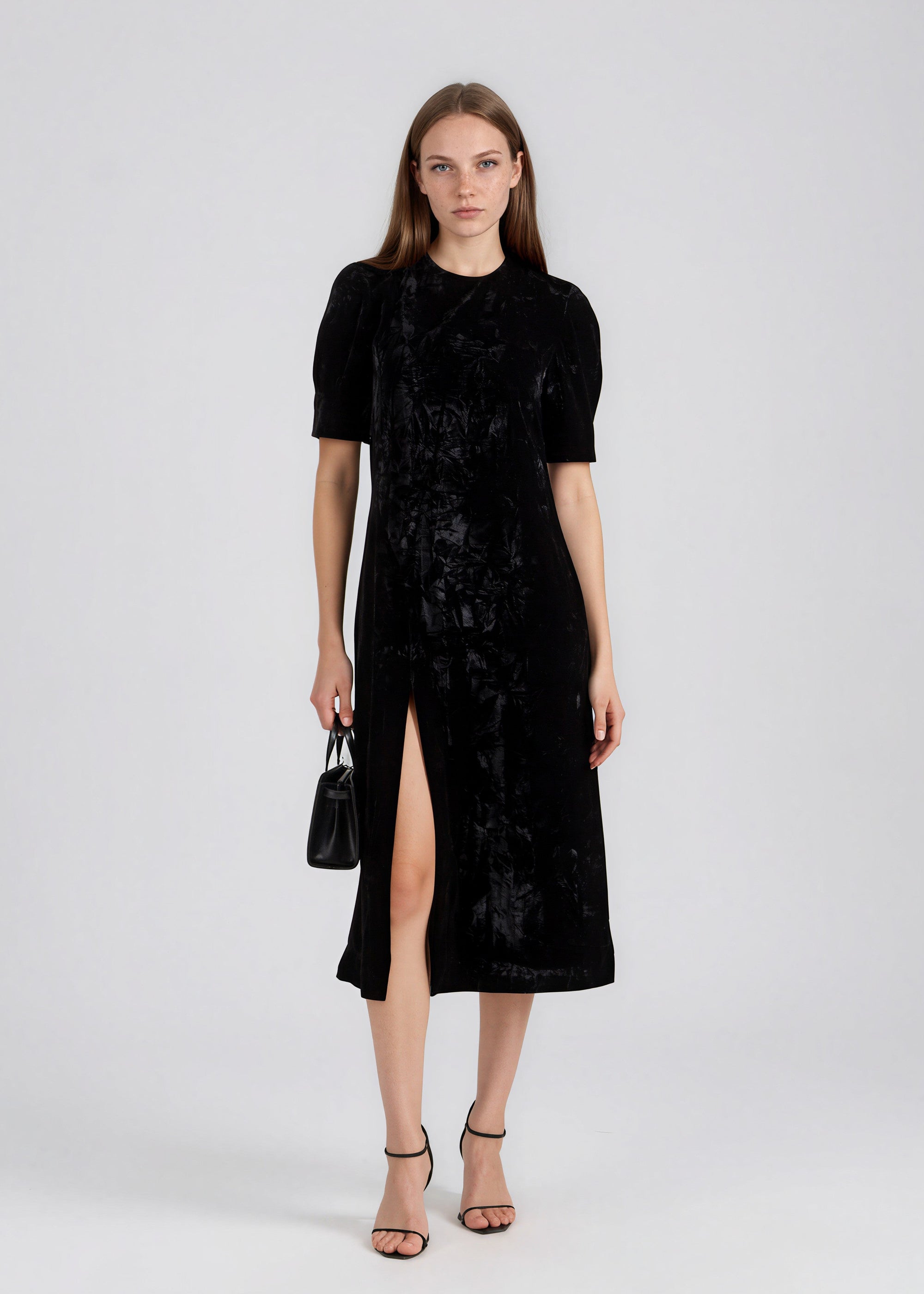 & Other Stories - Acelia Velvet Dress - Black -