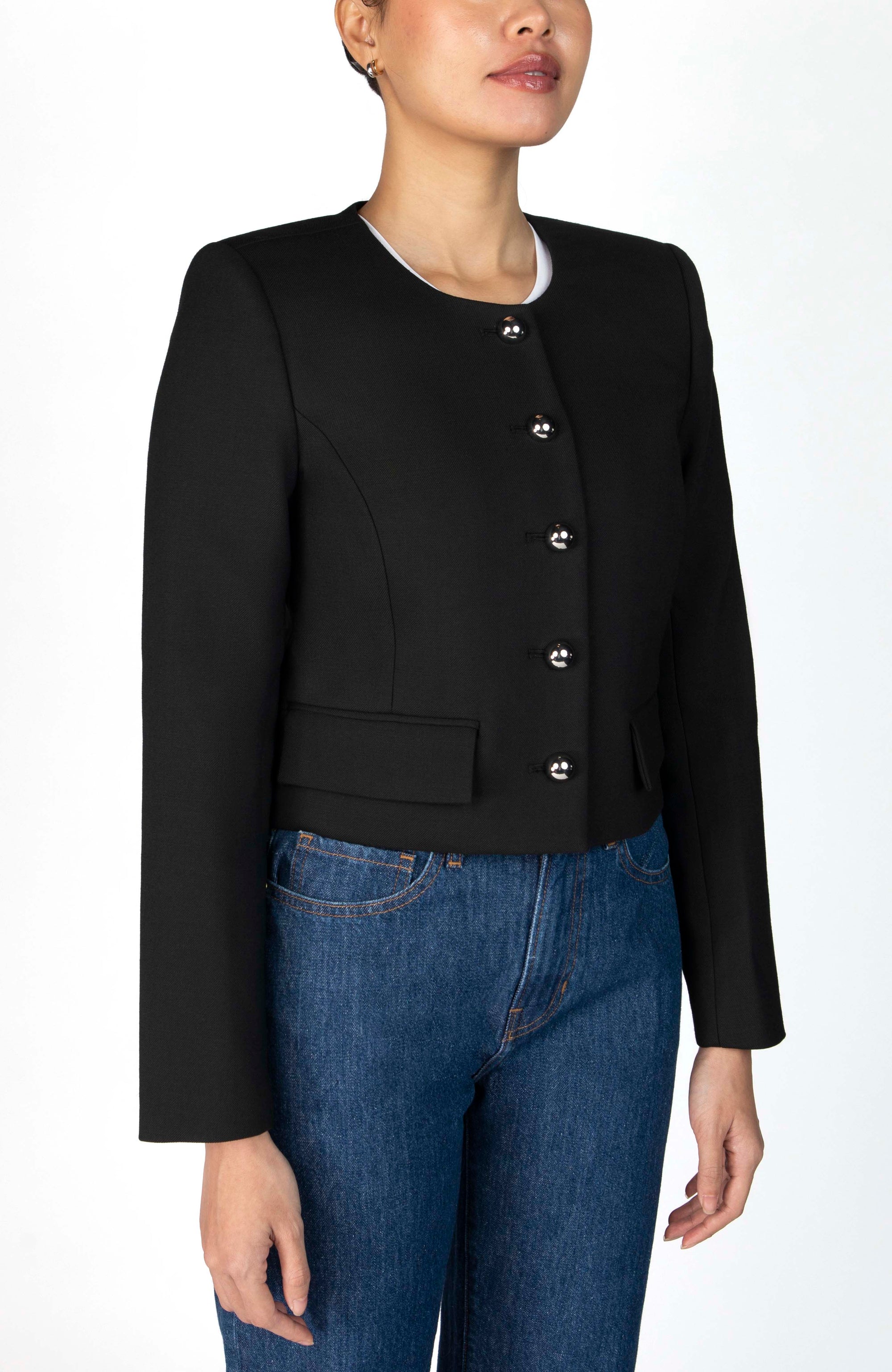 Nelle Atelier - The Gad Petite Lady Jacket - Onyx -