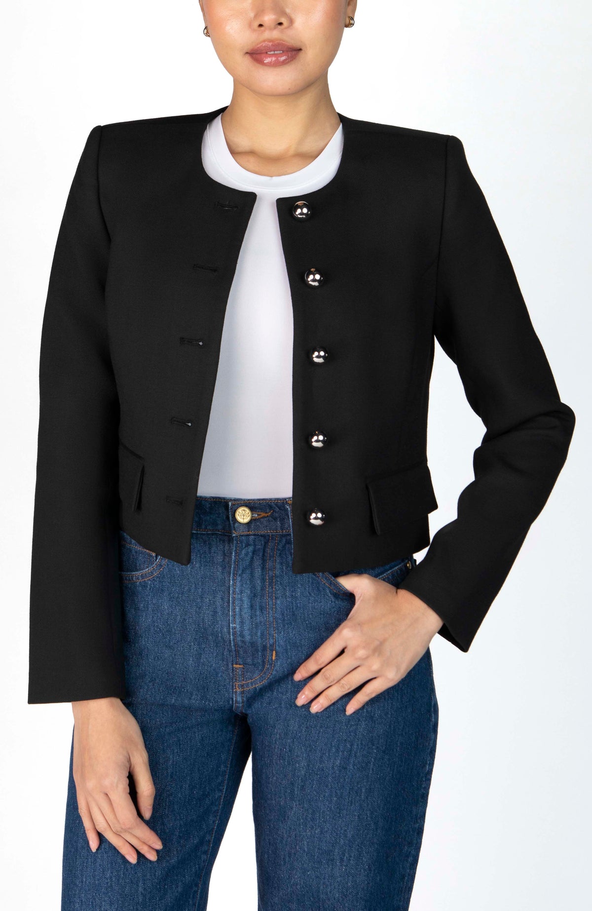 Nelle Atelier - The Gad Petite Lady Jacket - Onyx -