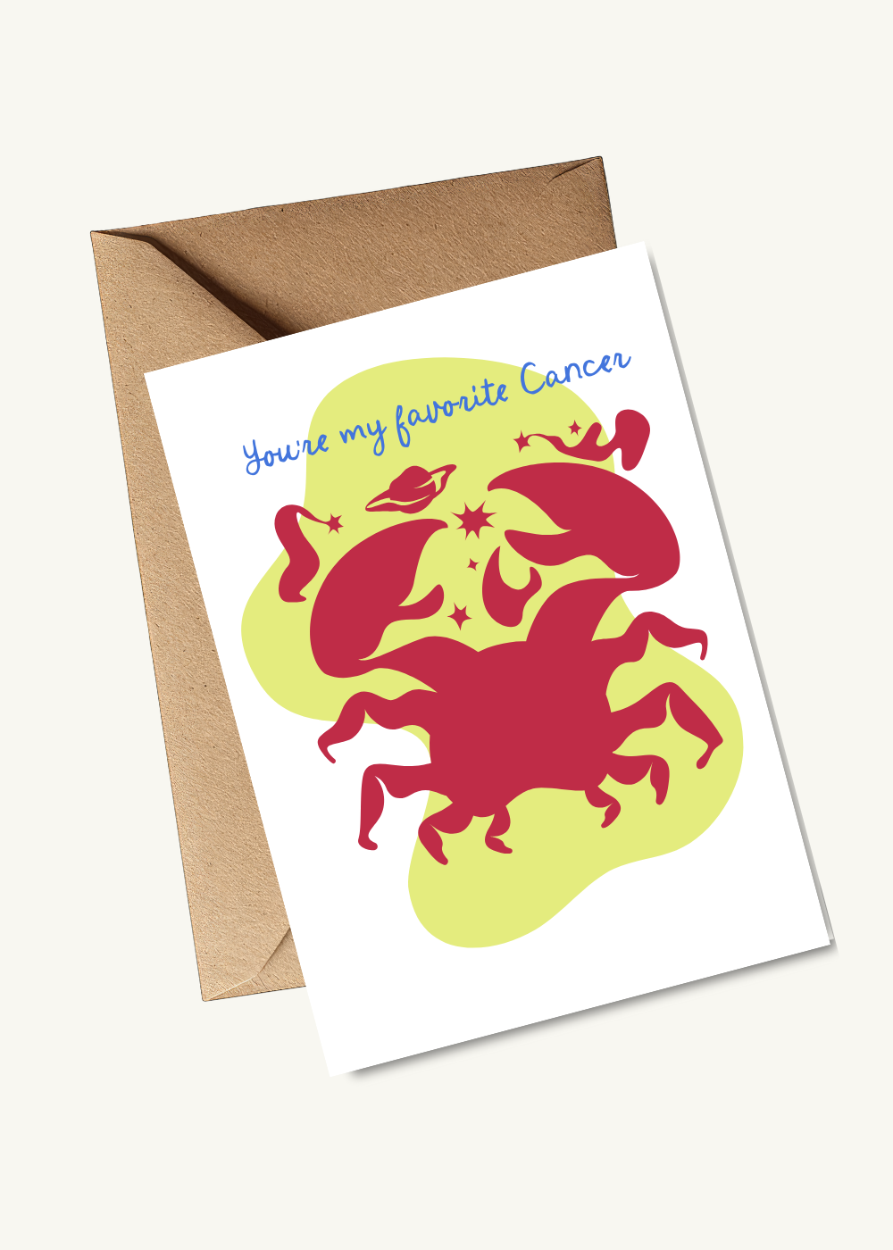 Nice Paper - Greeting Card - Cancer -