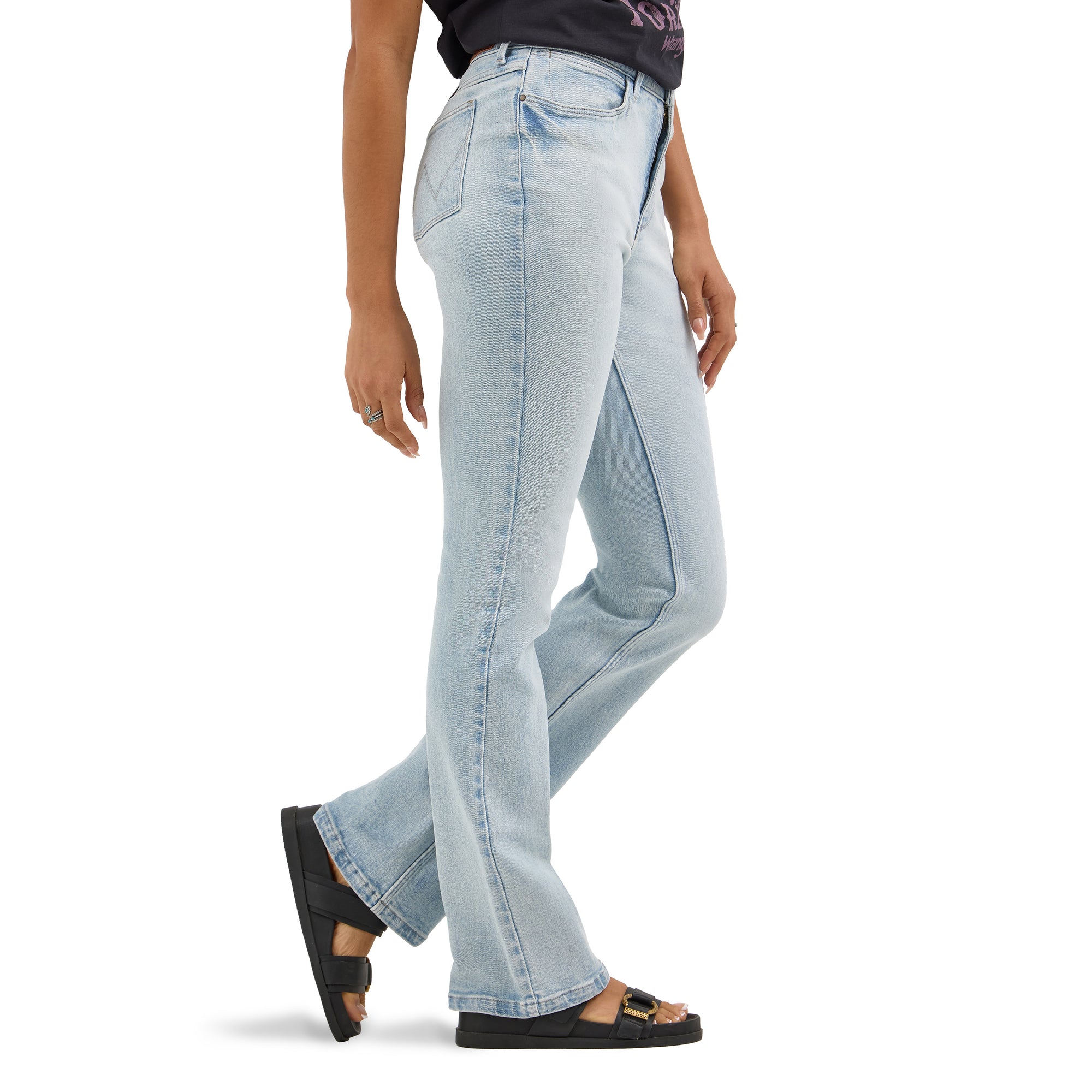 Wrangler - High Rise Bold Boot Jean - Finn -