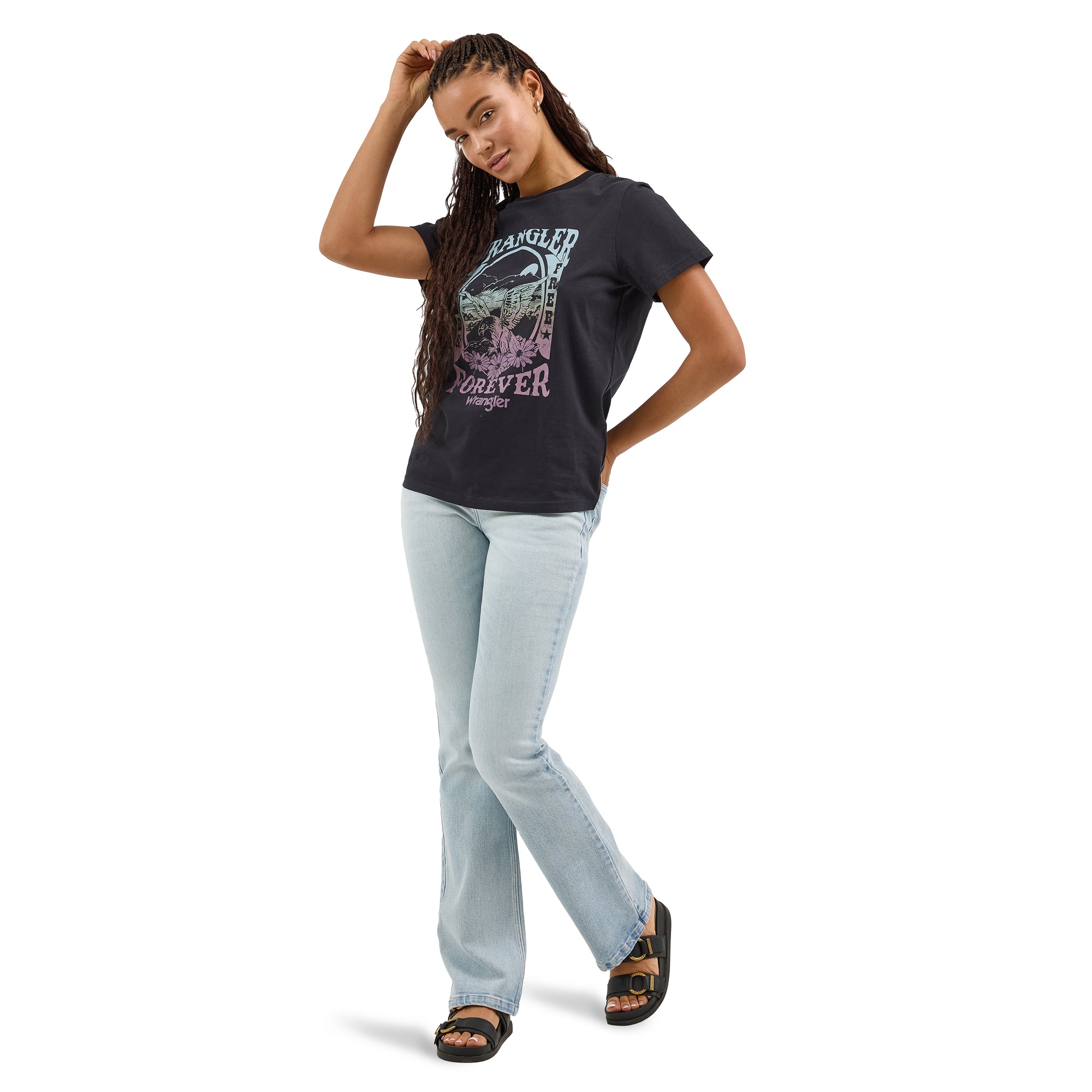 Wrangler - High Rise Bold Boot Jean - Finn -