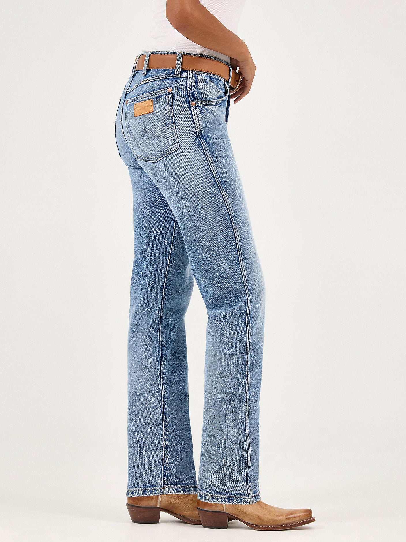 Wrangler - Sunset Straight Jean - Frosty Silver -
