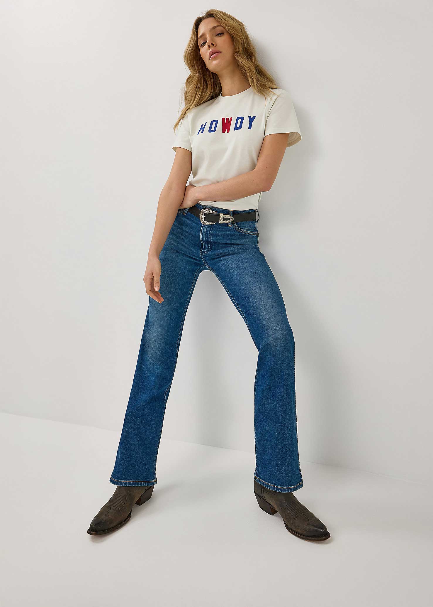 Wrangler - Wrancher Bootleg Jean - Courtroom Cool -