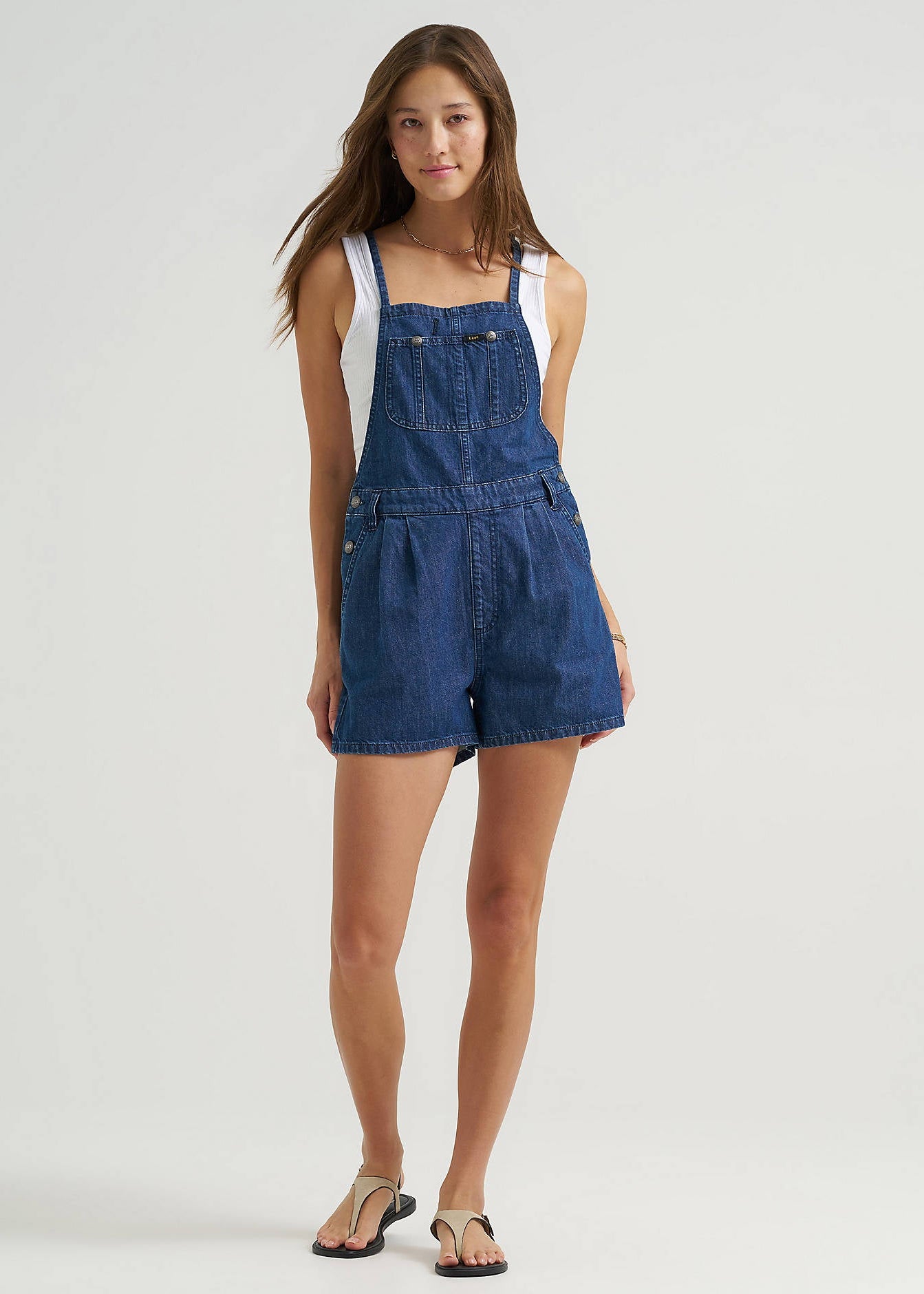 Lee - Denim Romper - Mid Pacific -