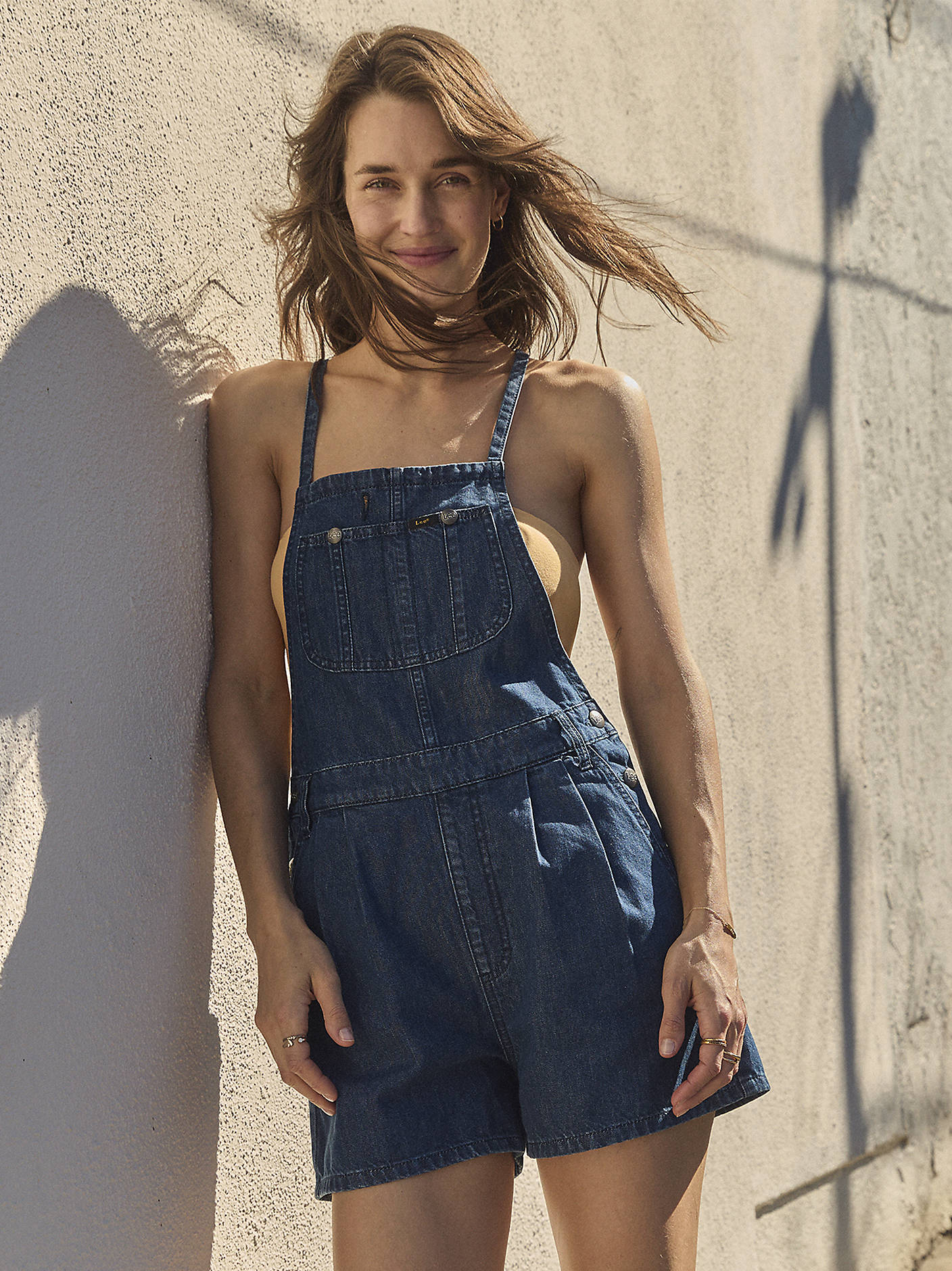 Lee - Denim Romper - Mid Pacific -
