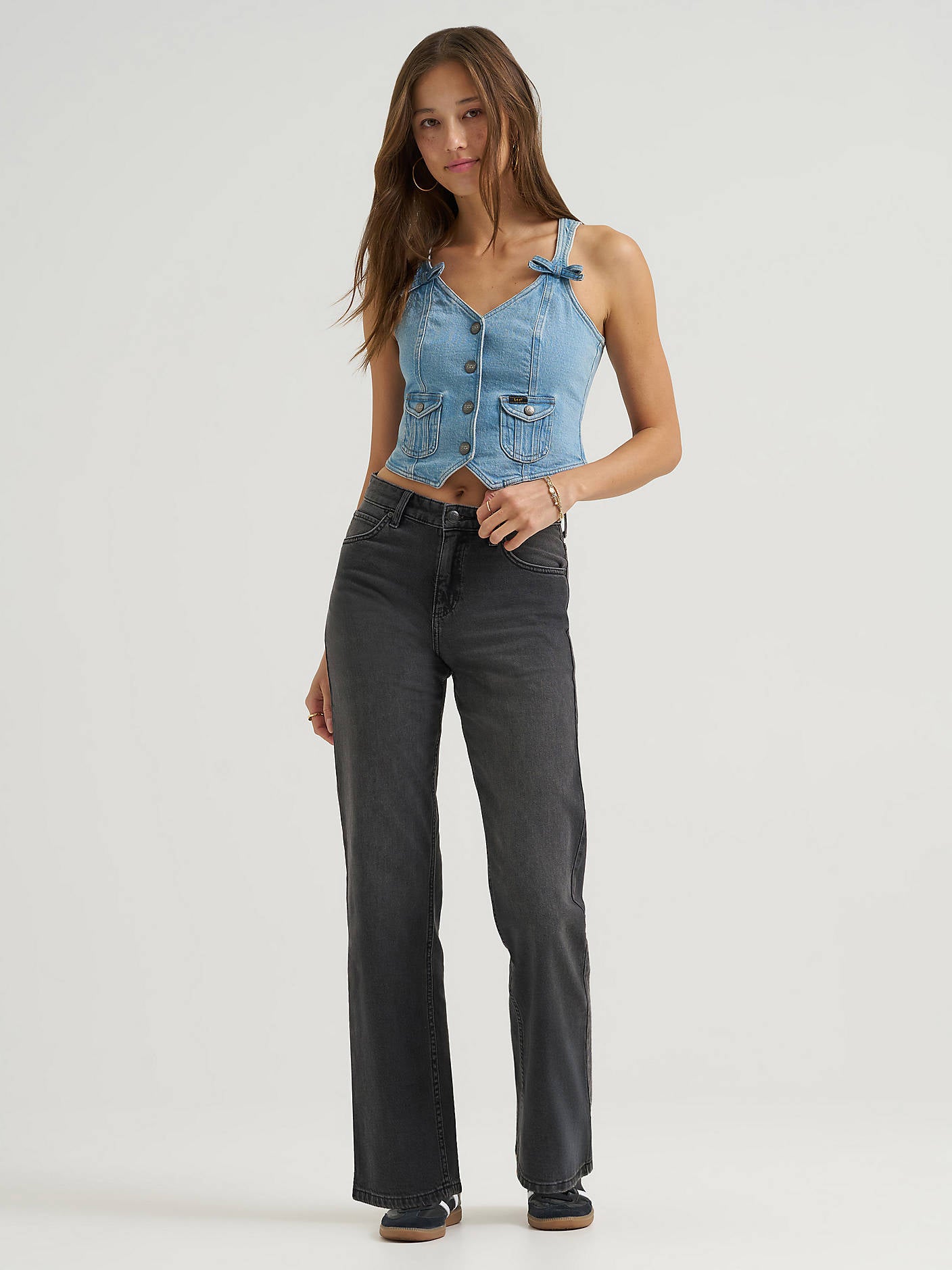 Lee - Patch Pocket Vest - In Mid Air -