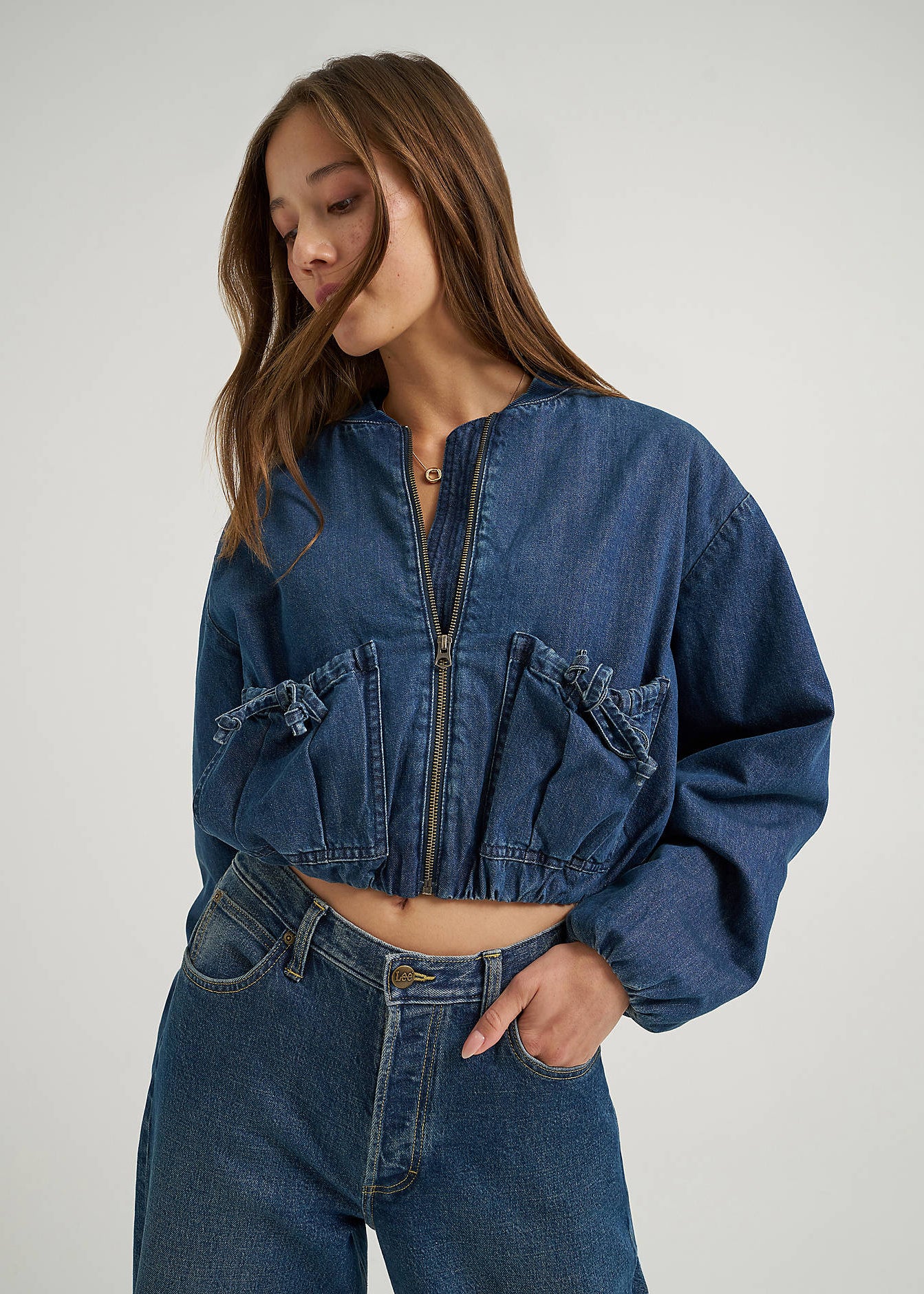 Lee - Oversized Bubble Jacket - Mid Pacific -