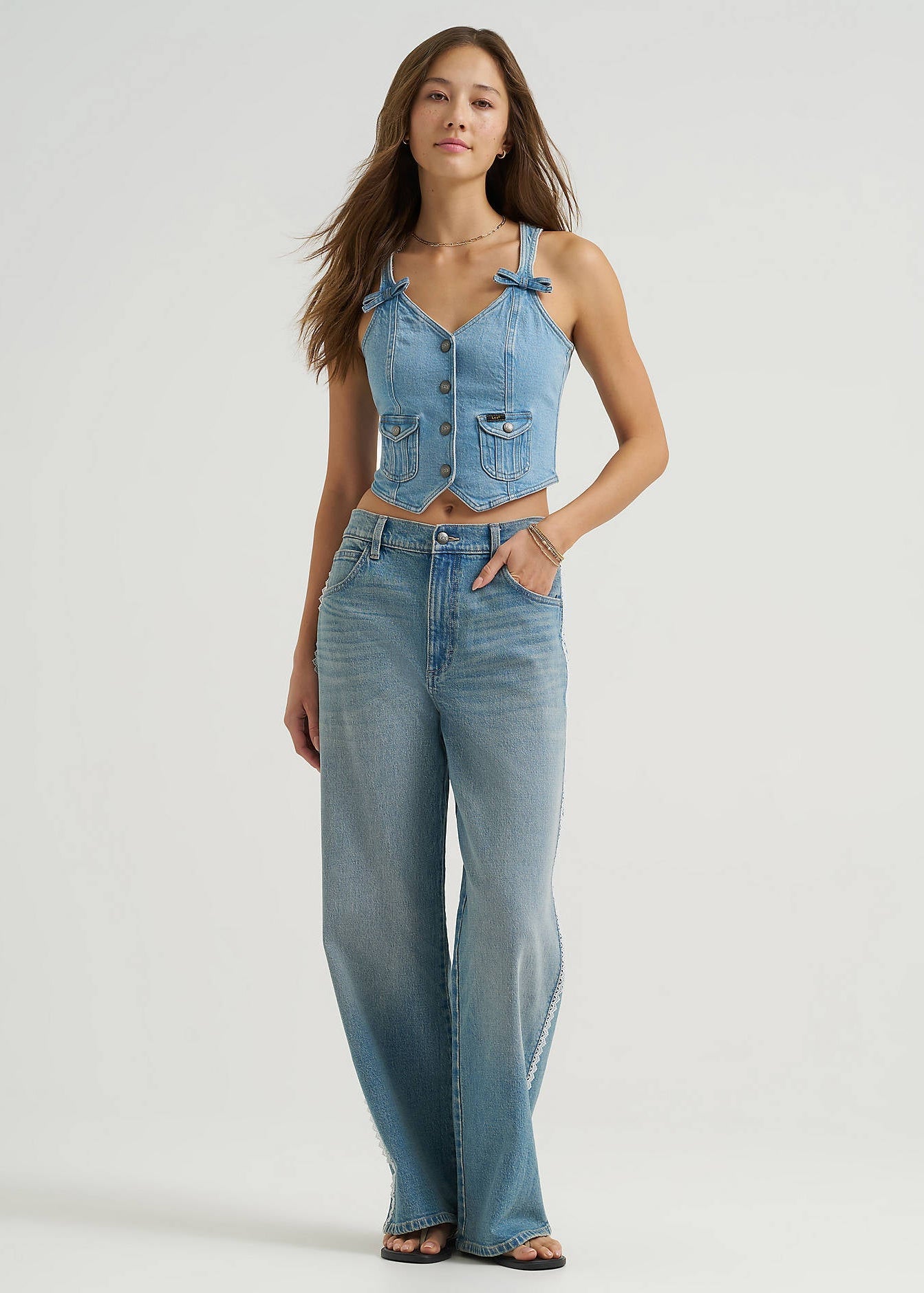 Lee - Low Slung Slouch Baggy Jean - Forever Light -