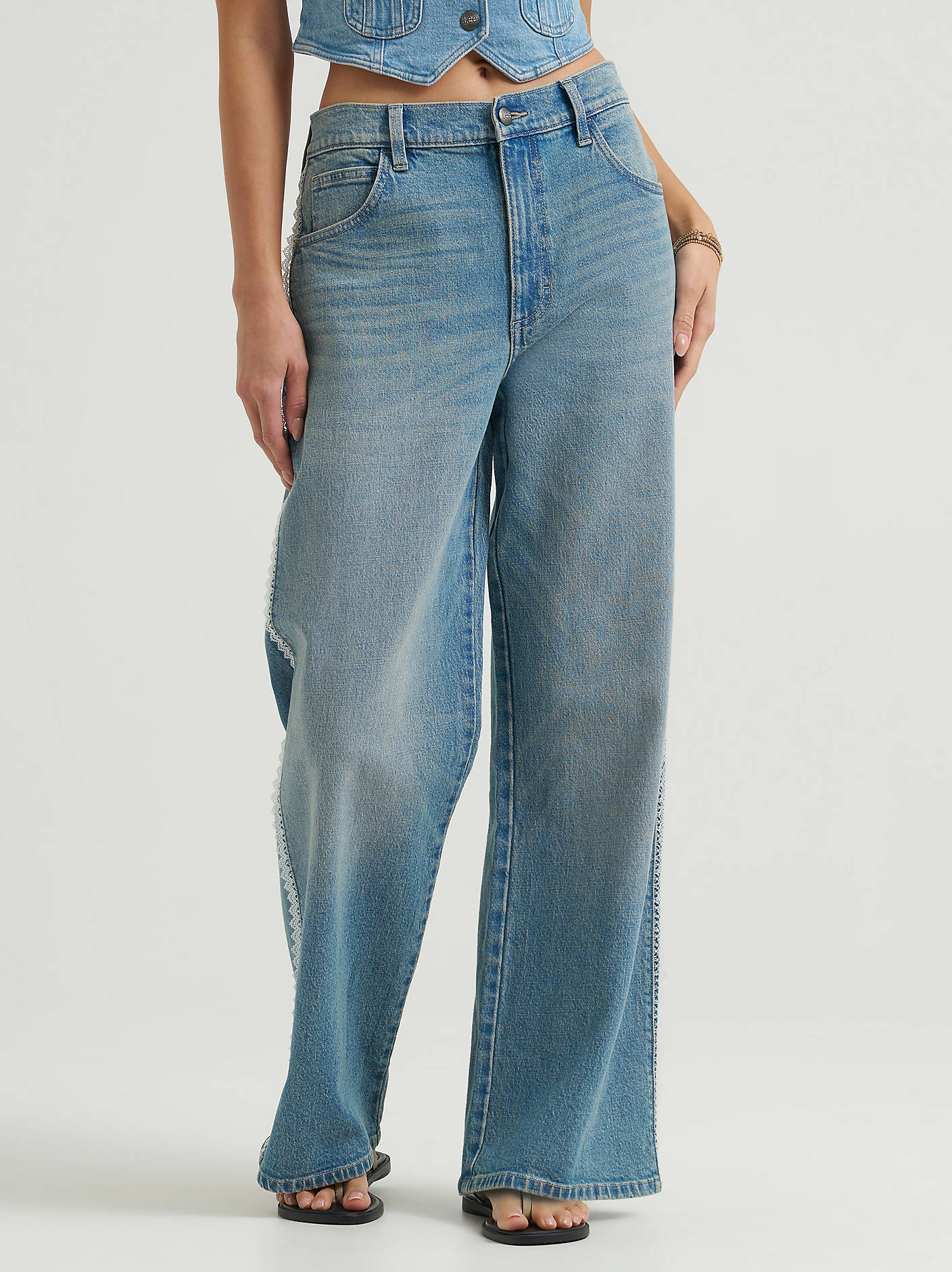 Lee - Low Slung Slouch Baggy Jean - Forever Light -