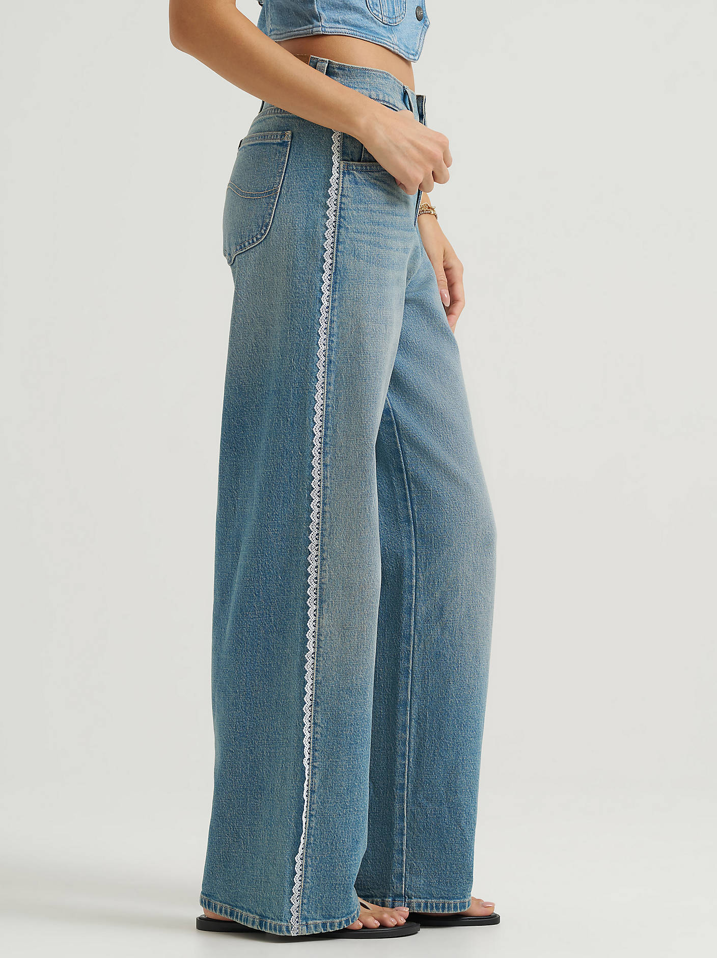 Lee - Low Slung Slouch Baggy Jean - Forever Light -