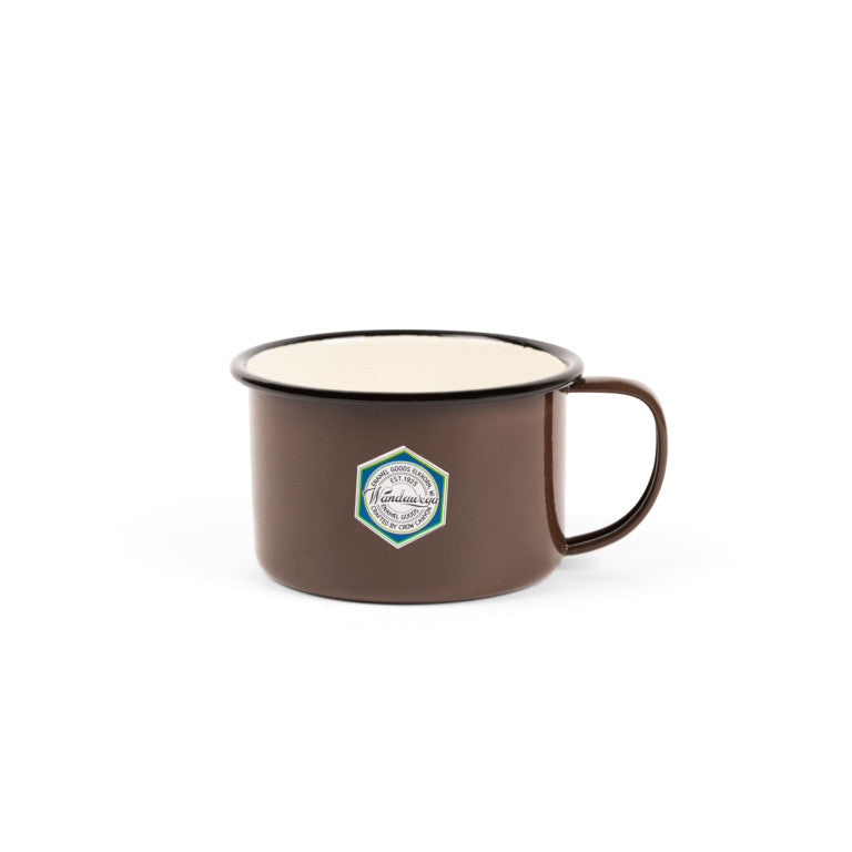 Crow Canyon Home - Camp Wandawega x CCH Soup Mug - Brown &amp; Cream -